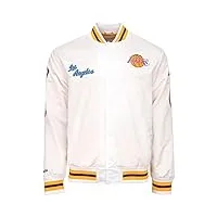 mitchell & ness city collection lightweight satin veste - los angeles lakers