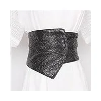 n/a femmes pu cuir Élastique femme robe corsets ceinture ceintures décoration large ceinture