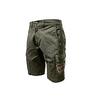 aeronautica militare bermuda be177ct cargo 15° stormo homme shorts, shorts, vert, s