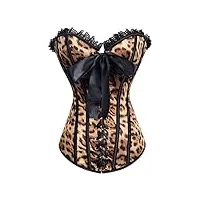 n/a corset tops lace up steampunk corsets et bustier femme corselet corset satin corset top (color : a, size : s code)