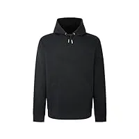 hackett london am embossed hdy sweatshirt à capuche, noir (black), xxl homme