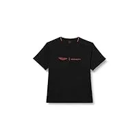 hackett london am hybrid tee t-shirt, noir (black), xl homme