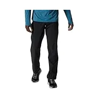 mountain hardwear pantalon ozonic stretch, noir, 34-37 homme
