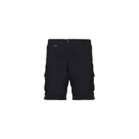 aeronautica militare bermuda be066ct pour homme, shorts, short, 08312 blue black, m