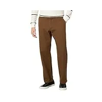 rvca pantalon chino coupe décontractée pour homme, americana chino 2 / bombay brown, 46