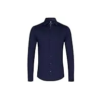 desoto chemise en jersey pour homme col kent - infroissable, bleu, l