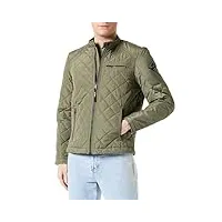 replay veste matelassée homme, veste transition sans capuche, vert (light military 408), xl
