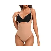 body femmes une pièce shapewear dentelle corset réduisant le corps shaper modélisation sous-vêtements ventre contrôle culotte