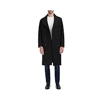 cole haan manteau à double boutonnage en laine pour homme, noir, xx-large
