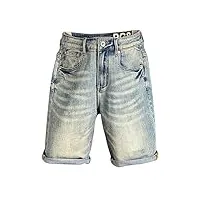 mgwye short en jean homme jean pantalon stretch coupe droite coupe droite décontracté homme jean court été (color : d, size : 33)