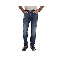 jp 1880 hommes grandes tailles l-8xl jean flexnamic®, denim coupe regular fit au look vintage jean bleu foncé 33 821085903-33