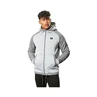 alpinestars fusion hoodie hooded sweatshirt, gris heather, m mixte
