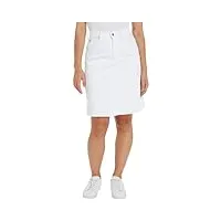 tommy hilfiger dnm a-line skirt hw ww0ww41341 jupes en jean, blanc (th optic white), 40 femme