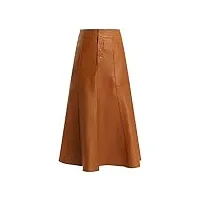dreimaster vintage skirt, jupe aux femmes, cognac,