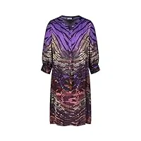 gerry weber robe tissÉe, impression violet/rose/écru/blanc, 40