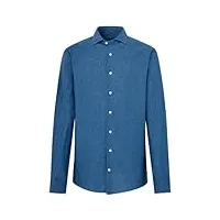 hackett london am emboss tee shirt homme, bleu (bleu indigo), 3xl homme