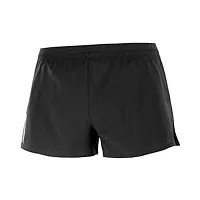 salomon croix 7,6 cm shorts, noir profond, l homme
