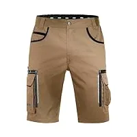uvex tune-up pantalon de travail court - short de travail avec poches cargo pour le travail - 35% coton - kaki - 48