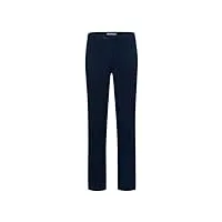 brax everest pantalon chino avec détails de style de qualité mous, bleu nuit, 40w x 32l homme