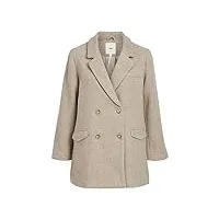 object objblaza le jacket noos manteau court, humus/détail : chiné, 42 femme