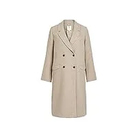 object objblaza l/s coat noos manteau long, humus/détail : chiné, 40 femme