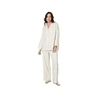 natori ensemble pyjama infinity en flanelle sable taupe xl (pour femme 18), sable taupe, taille 18, sable taupe, 18