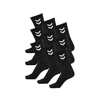 hummel chaussettes basiques unisexes 9 paires, noir (2001), 36-40