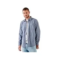 kaporal - chemise bleue homme 100% coton bio - roman - 3xl - bleu
