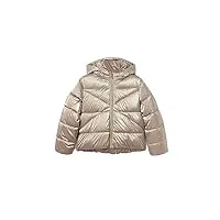 manteau fille - anorak fille - veste fille - métallisée - manteau d'hiver fille - vêtements pour filles de 8 ans à 16 ans, sépia, 10 ans