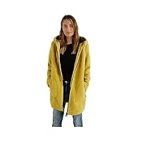 cecil manteau en laine pour femme, jaune sulfur, xxl