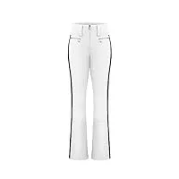 poivre blanc - pantalon de ski stretch 0822 white black3 femme - femme - taille xxl - blanc