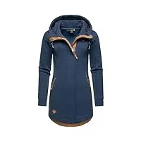 ragwear manteau de mi-saison léger pour femme - coupe-vent - avec capuche - letty - tailles xs à 6xl, bleu marine 23, xxxl