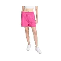 sweaty betty short after class pour femme, rose betterave, taille l