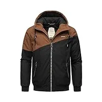 ragwear manteau d'hiver chaud à capuche pour homme wings s-xxl, ginger23, m