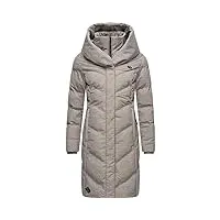 ragwear natalka manteau d'hiver chaud imperméable avec capuche pour femme tailles xs à 6xl, os, l