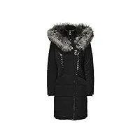 only manteau vestes matelassées capuche black l black l