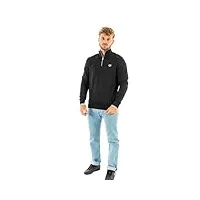 fred perry pull hiver half zip 102 black