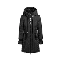 khujo jerry prime7 light manteau d'hiver pour femme noir, noir , xl