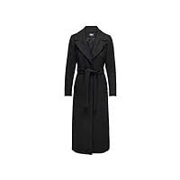 only onlclara x-long coat cs otw manteau, noir, l femme