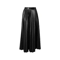 boss veplika 50501719 jupe trapèze en matériau gaufré avec plis noir, voir photo, 40