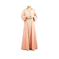 musuly abaya rose pour femme (l=40)