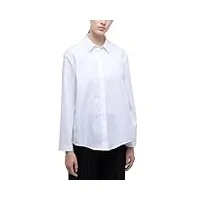 eterna femme chemisier chemise en popeline oversize fit 1/1 blanc 38_d_1/1