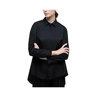 eterna femme chemisier chemise en popeline oversize fit 1/1 noir 36_d_1/1