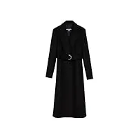 patrizia pepe manteau femme 2o0120 a171 k103 noir, noir , 40