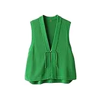 hangerfeng cardigan en laine pour femme 1700, vert 1, l