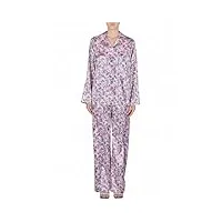 chiara ferragni pyjama long 2 pièces fantaisie gem bijoux luxe multicolore, multicolore, m