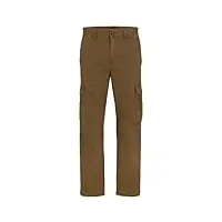 boss hommes sisla-5-cargo pantalon cargo en coton stretch avec patch logo