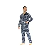 christian cane pyjama bleu dorian