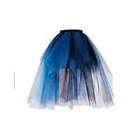 babyonlinedress jupe tulle femme tutu noir bleu courte pour fête ballet danse jupe femme vintage taille Élastique
