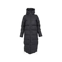 icewear kötlujökull manteau rembourré avec de laine islandaise pour femmes (noir, xxl)